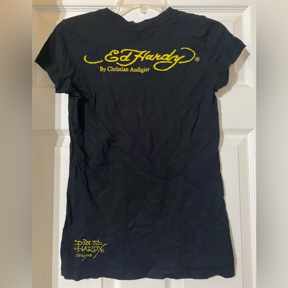 Authentic Vintage Ed Hardy Women’s Tee Medium Tiger - Picture 2 of 2